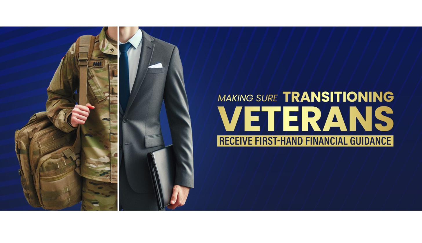 Transitioning veterans banner example