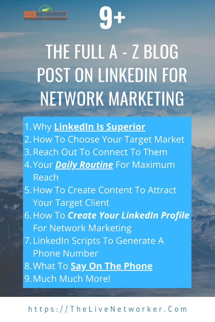 How To Use LinkedIn For Network Marketing